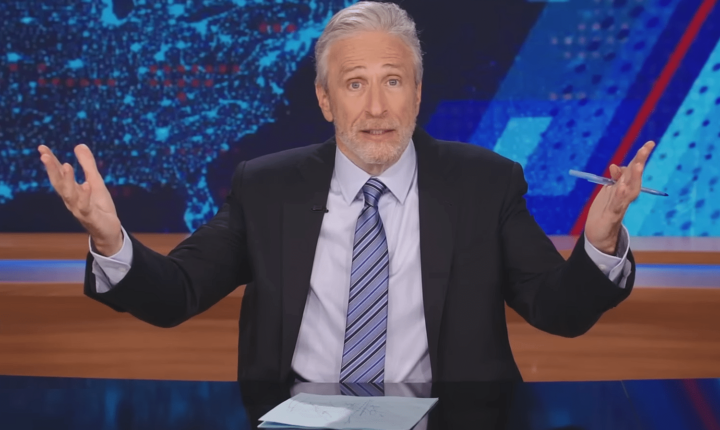 Jon Stewart no “The Daily Show” em 2025