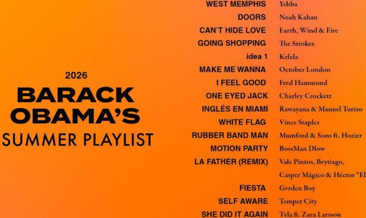 Obama partilha playlist de verão