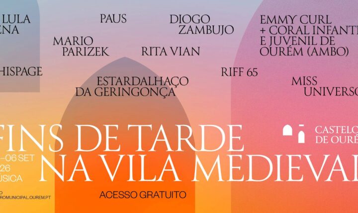 Lula Pena, PAUS e Rita Vian nos Fins de Tarde na Vila Medieval